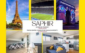 Le Saphir - 20Min From Paris & Cdg Airport - 2 Bathrooms - 2 Desks